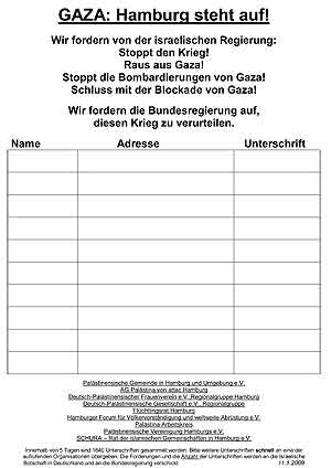 Unterschriftensammlung